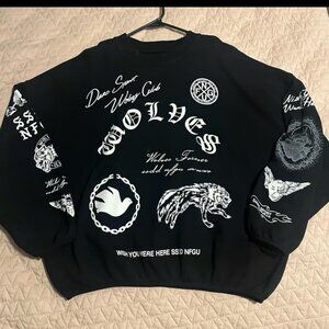 Darc Sport Wolves Club Cropped crewneck sweatshirt